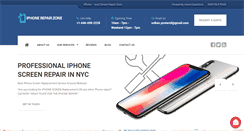 Desktop Screenshot of iphonerepairzone.com