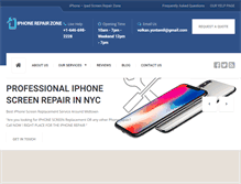 Tablet Screenshot of iphonerepairzone.com
